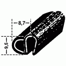 Motor- kofferkleprubber 'Mexico' per meter