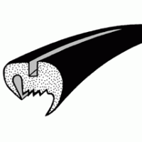 Zijraamrubber R 8.64- Voorgevormd rond