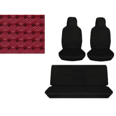 Stoelbekleding cabrio set rood 8.73-7.76