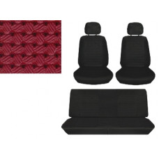 Stoelbekleding cabrio set rood 8.75-