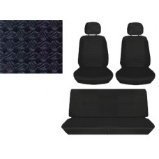 Stoelbekleding set zwart 8.75-