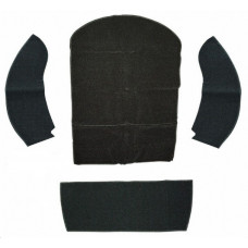 Boot liner convertible velour Black 8.72-.79