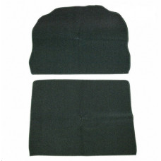 Kofferbak tapijt velour zwart 1302