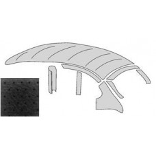 Hemel zwart geperforeerd compleet -.56 Ragtop