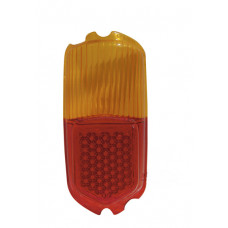 Achterlicht lens repro 1955 oranje-rood