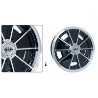 BRM hoogglans zwart 5.5x15"