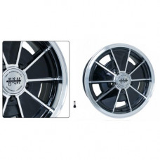 BRM hoogglans zwart 5.5x15" BRM hoogglans zwart 5.5x15"