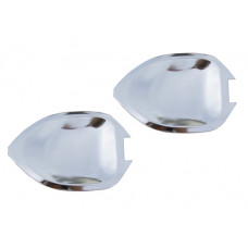 Deur hendel beschermer,silver-gloss-anodized, 8.67-7.71, p.paar