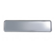 License plate holder, ALU, front, 52 cm x 11 cm