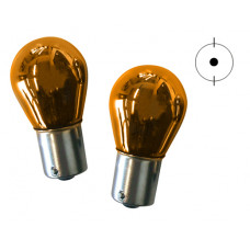 Lampen 12V / 21W chroom-oranje