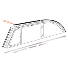 Aluminium bevestigingsrails voorste boogafdichting Aluminium bevestigingsrails voorste boogafdichting