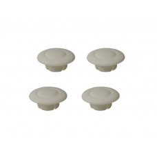 Scharnier afdekdopje, wit, 67-, set