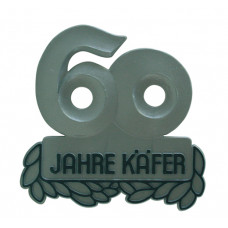 Jubileum embleem, "60 Jahre Käfer", grijs