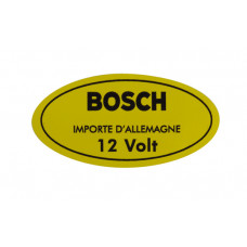 Sticker "12 Volt" bobine, .67-