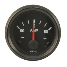 Ammeter "COCKPIT INTERNATIONAL", 52 mm, black