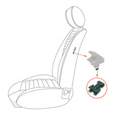 Knop Rugleuning ontgrendeling, klem