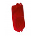 Achterlicht lens 1955 rood