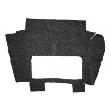 Kofferbak tapijt, Karmann, zwart , 8.55-7.59