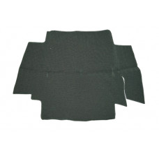 Kofferbak tapijt, Karmann, zwart , 8.67-7.74