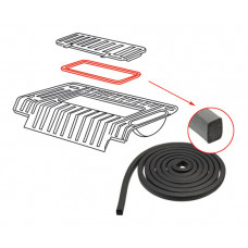Rubber, motor klep, boven, 1.7-2.0