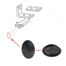 Covering cap, supporting roll, lower