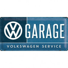 Tin Sign, VW Garage, 25x50