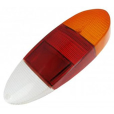 Achterlicht lens 69- oranje-rood-wit