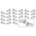 Deurpaneelclip, Bus, 25stk