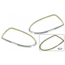 Achterlicht chroomring, 8.70-7.72 (super beetle)