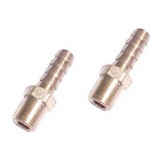 Slang aansluiting, recht, 1/8-27 NPT , 6.5-8mm slang, paar