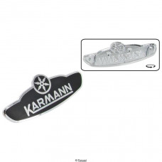 Firma embleem "Karmann" (rechter voorzijde), 4.61- cabrio Firma embleem "Karmann" (rechter voorzijde), 4.61- cabrio