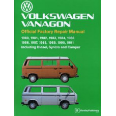 VW Official Factory Repair Manual Bus T3 80-91 (English)